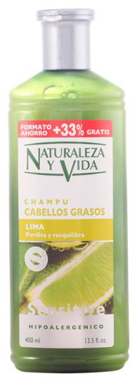 Naturaleza y Vida Oily Hair Shampoo Sensitive 300 + 100 ml