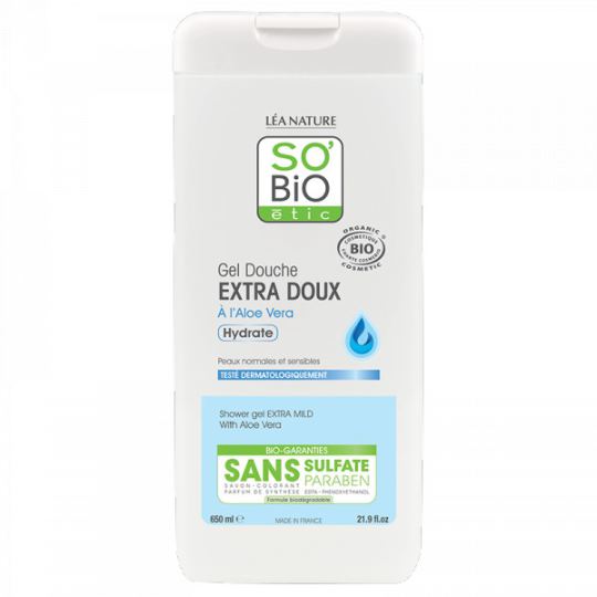 SO'BiO &eacute;tic Extra Gentle Family Shower Gel 650 ml