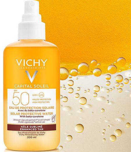 Vichy Capital Soleil solar protective water SPF 30 brightness