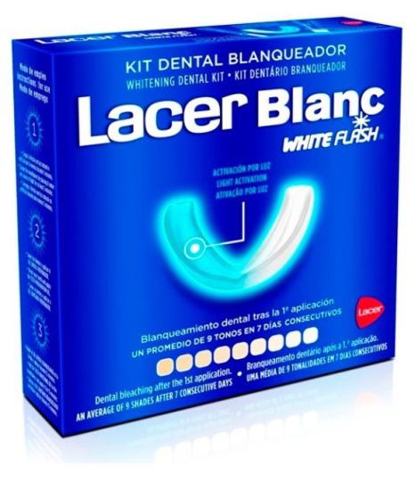 Lacer Blanc White Flash Tooth Whitening Set 3 Pieces