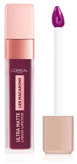 L'Or&eacute;al Paris Les Macarones Ultra Matte Liquid 830 blackcurrant crush