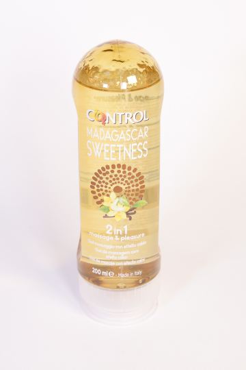 Control Heat effect massage gel Madagascar Sweetness 2 in 1 - 200 ml