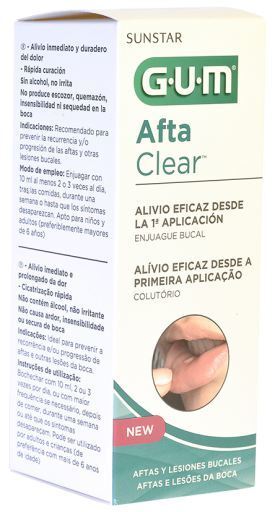 Sunstar Gum Mouthwash Afta Clear 120 ml
