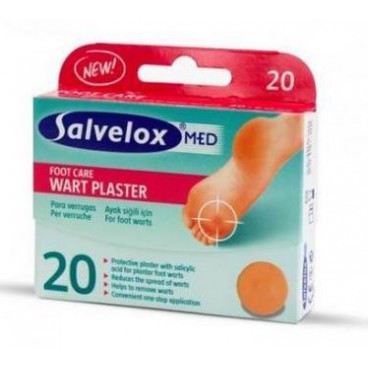Salvelox Warts Apositos 20 Units