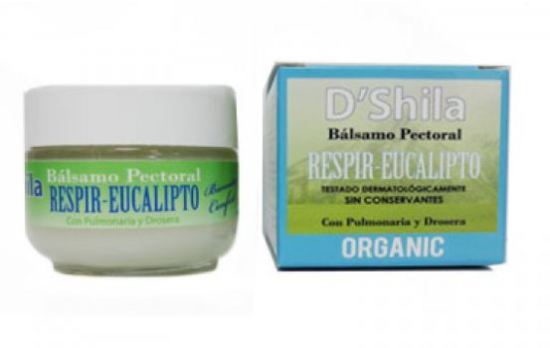 D'Shila Eucalyptus Respir Pectoral Balm 50 ml
