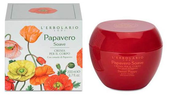 L'Erbolario Sweet Poppy Body Cream 200 ml