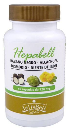 Jellybell Hepabell 60 Cap de 720 mg