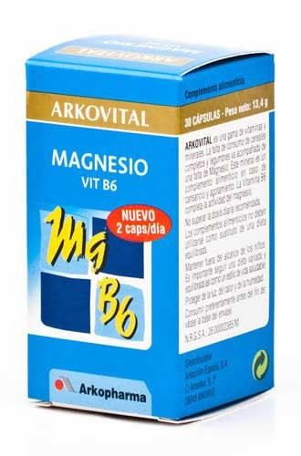 Arkopharma Arkovital Magnesium Vit B6 30 Capsules