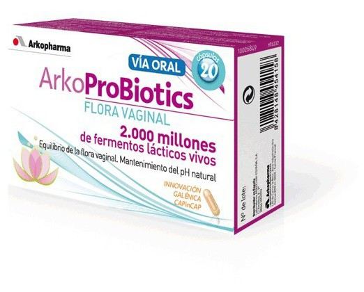 Arkopharma Arkoprobiotics Vaginal Flora 20 Capsules