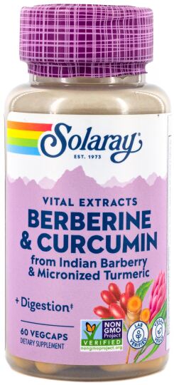 Berberine & Curcumin 600 mg 60 C&aacute;psulas Vegetales