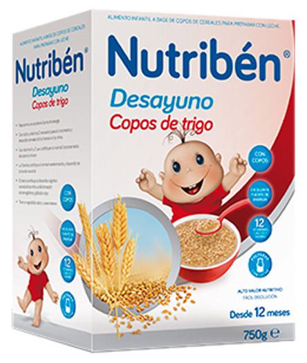 Nutrib&eacute;n Breakfast Flakes Wheat and Fruits 750 gr