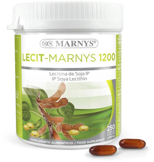 Marnys Soya lecithin 1200 mg 250 cap