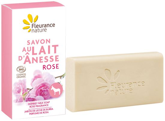 Fleurance Nature Donkey Milk Soap Rose Perfume
