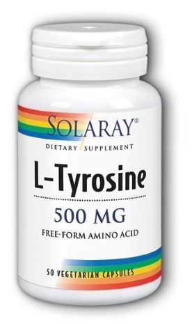 Solaray L-Tyrosine 500 Mg 50 Capsules