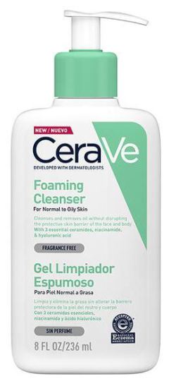 Cerave Gel limpiador espumoso