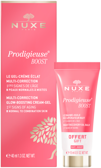 Nuxe Prodigieuse Boost Gel-Crema 40 ml + B&aacute;lsamo Renovador Noche 15 ml