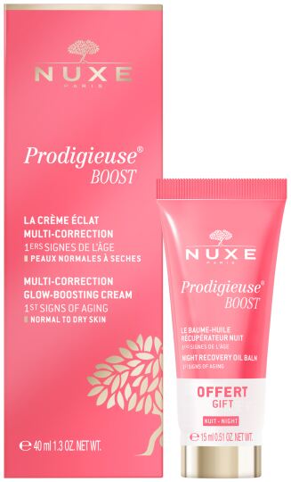 Nuxe Prodigieuse Boost Crema 40 ml + B&aacute;lsamo Renovador Noche 15 ml